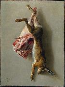 Jean-Baptiste Oudry A Hare and a Leg of Lamb